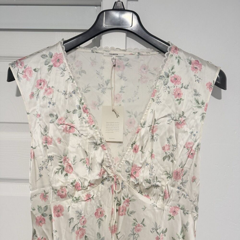 Tularosa Women’s Tina Midi Dress in Spring Floral Multi - Large - Picture 5 of 12